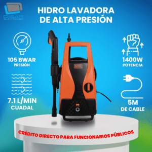 Hidrolavadora Balck And Decker 1400w Disar CF copia
