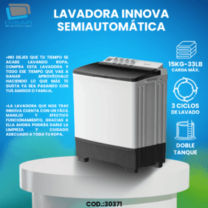 Lavadora innova 15KG Disar 30371 cf copia