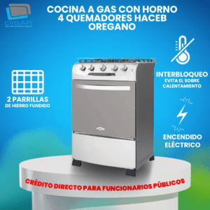 Cocina Oregano 4 quemadores Disar 30238 cf copia