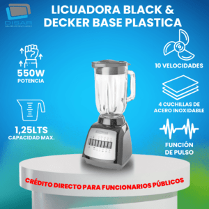 Licuadora B&D 550w Disar copia