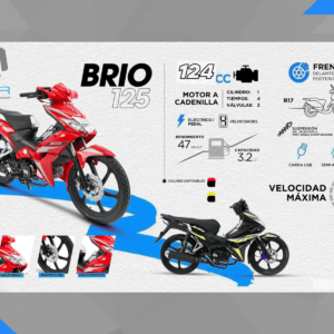 Moto Brio 125 disar copia