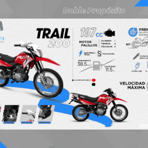 Moto Trail 200 disar copia