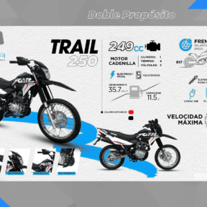 Moto Trail 250 disar copia