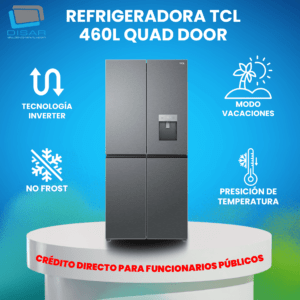 Refrigerador TCL 460L disar cf copia