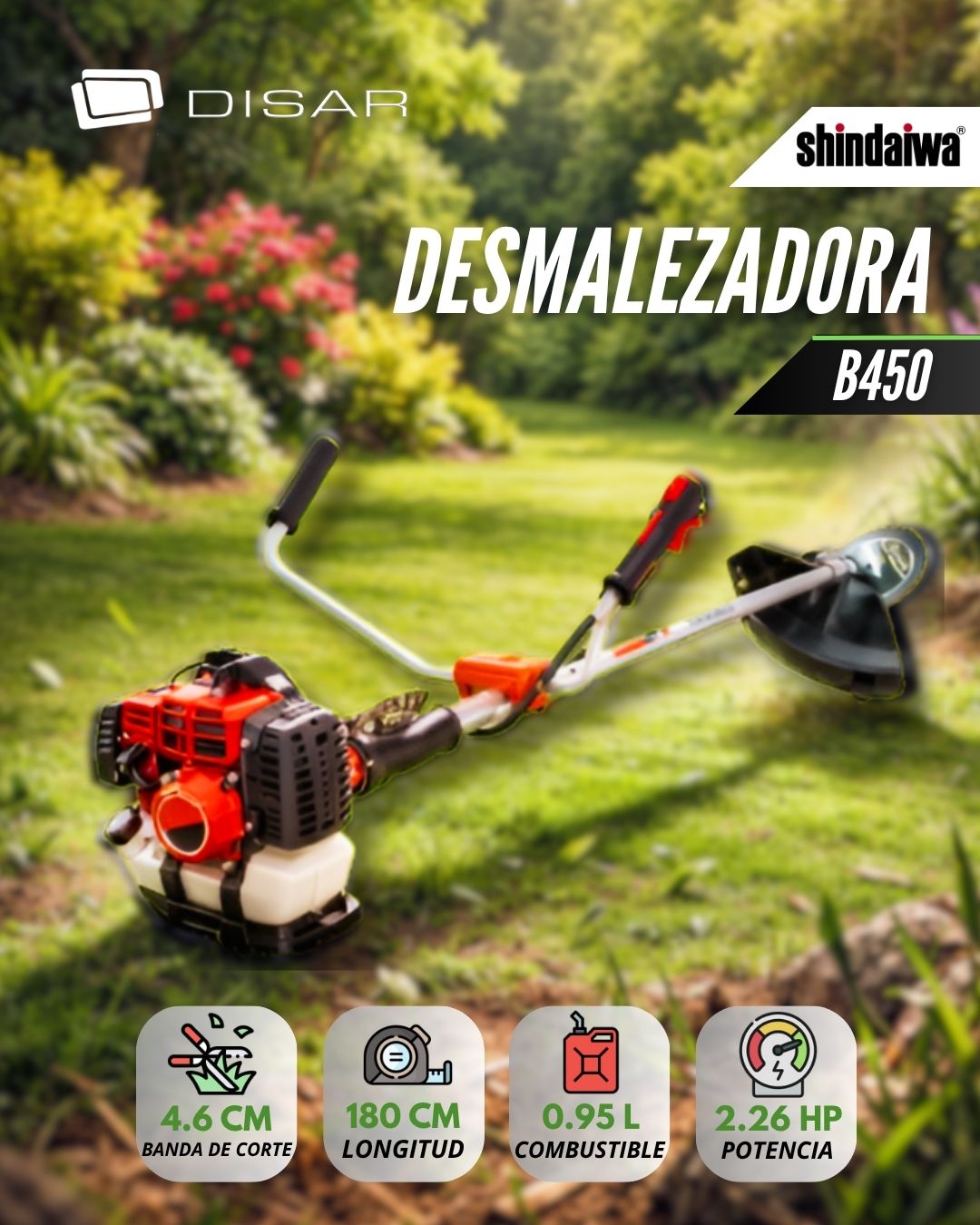DESMALEZADORA SHINDAIWA B450 (1)