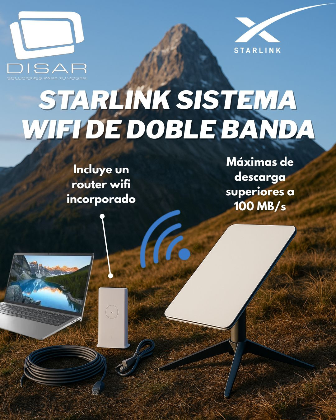 STARLINK SISTEMA WIFI