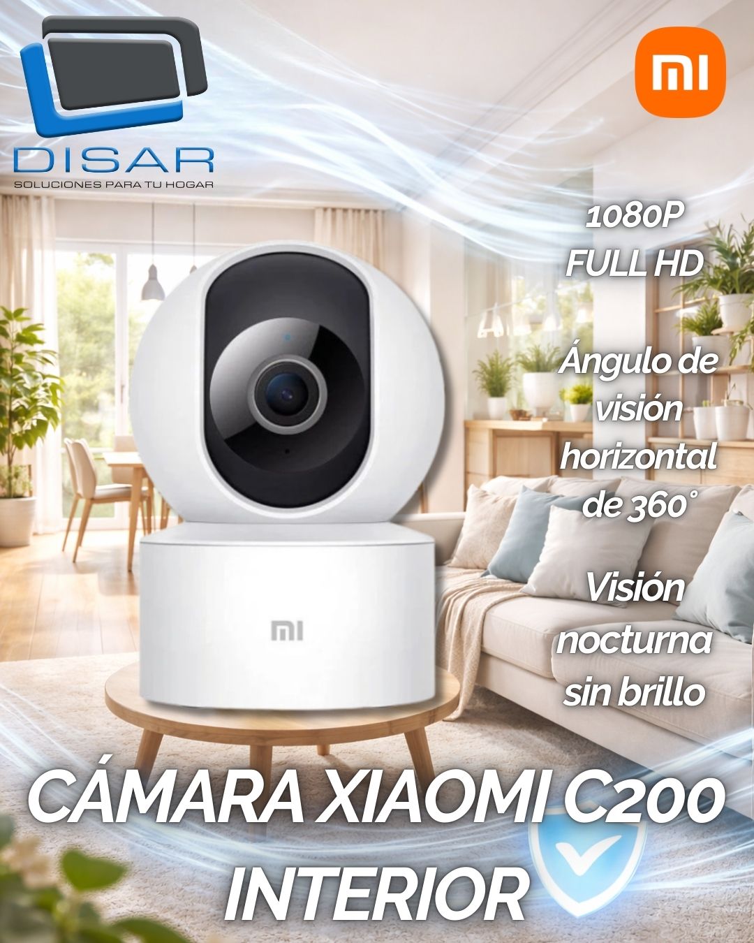 CÁMARA XIAOMI C200 INTERIOR