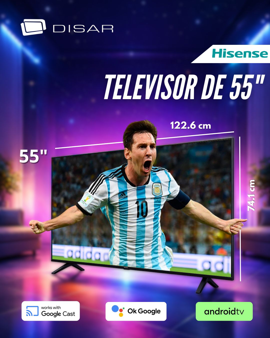 TELEVISION INNOVA LED 55 GOOGLE TV 4K UHD COMANDO DE VOZ (1)