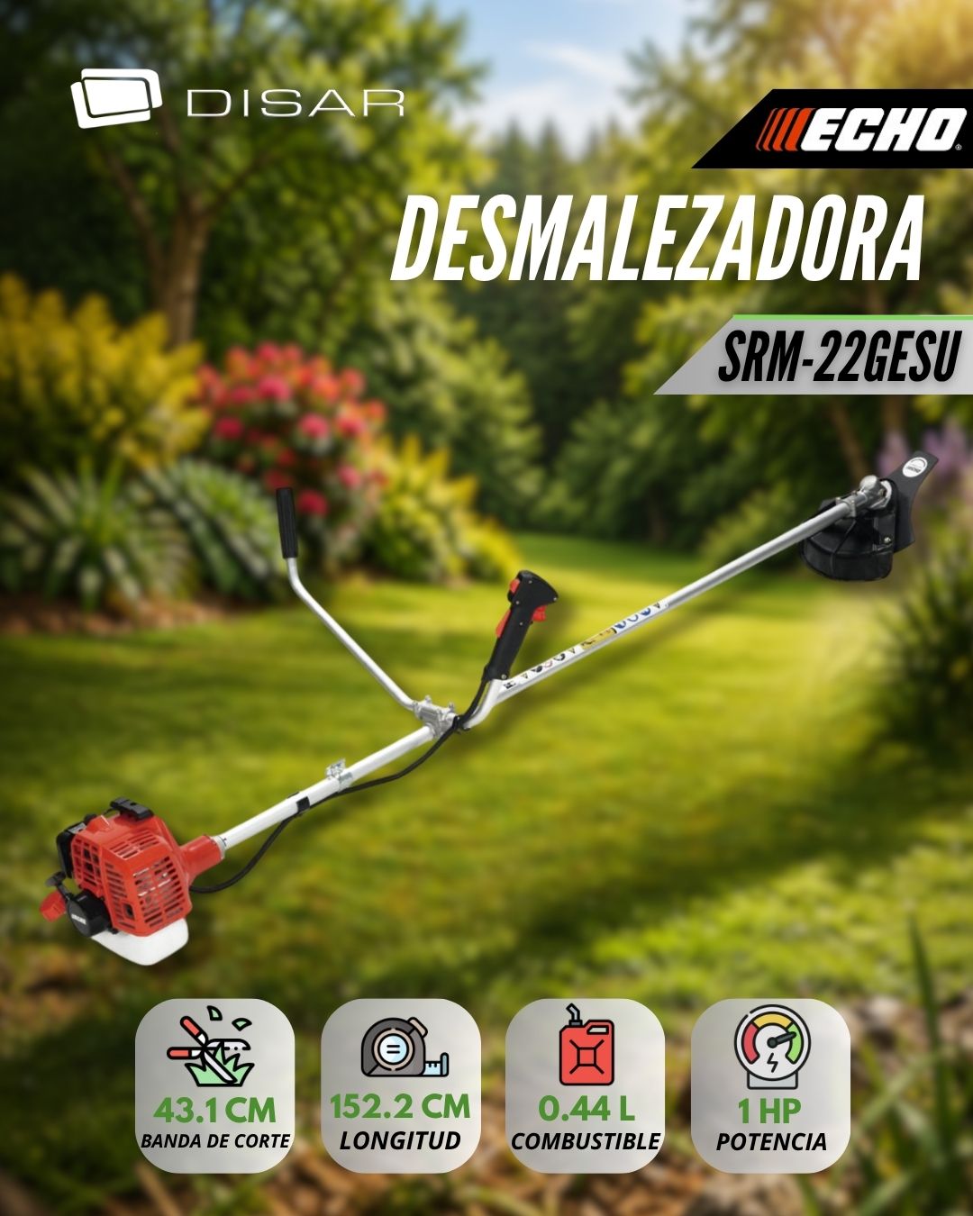 DESMALEZADORA ECHO SRM 22GESU