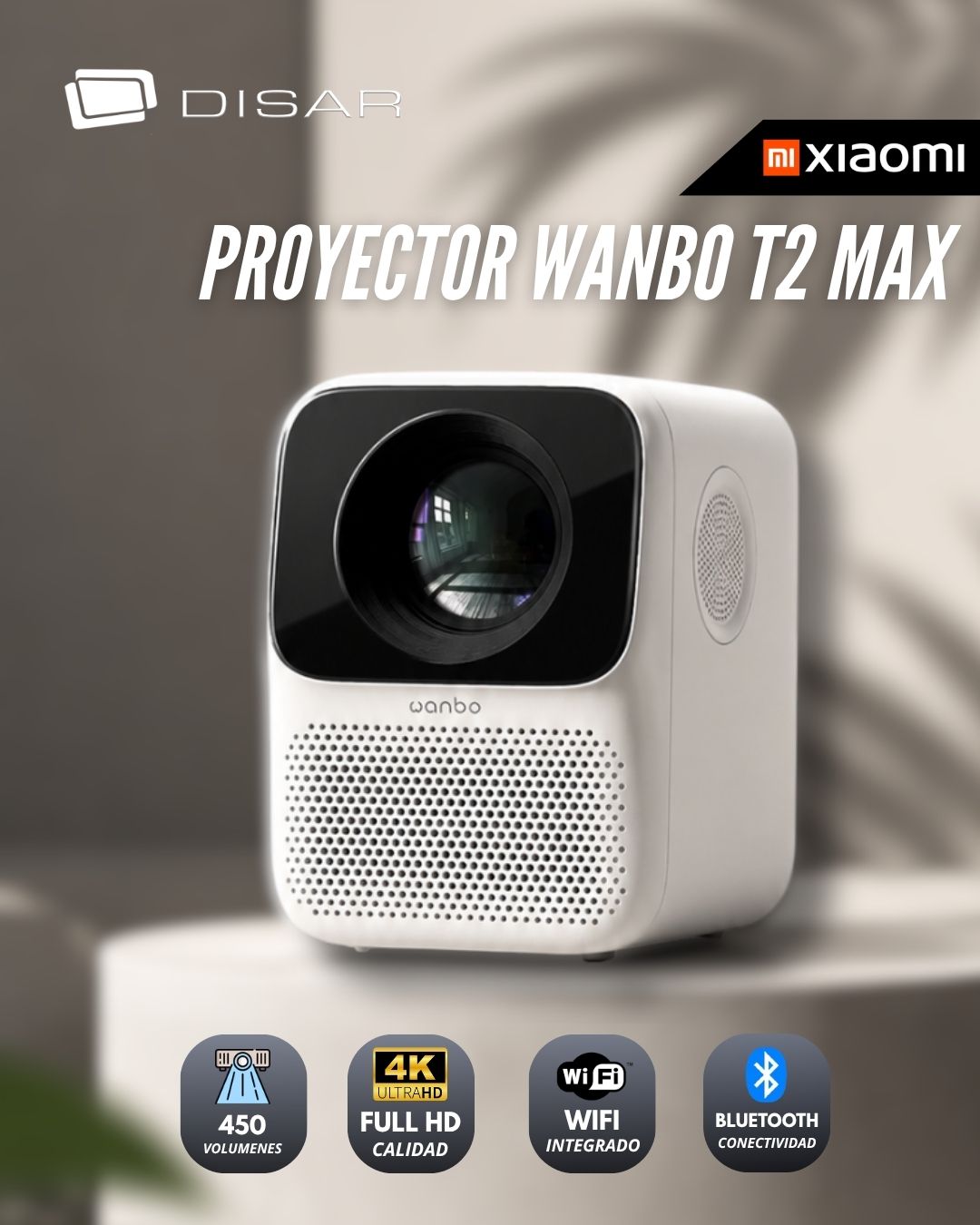 PROYECTOR XIAOMI WANBO T2 MAX